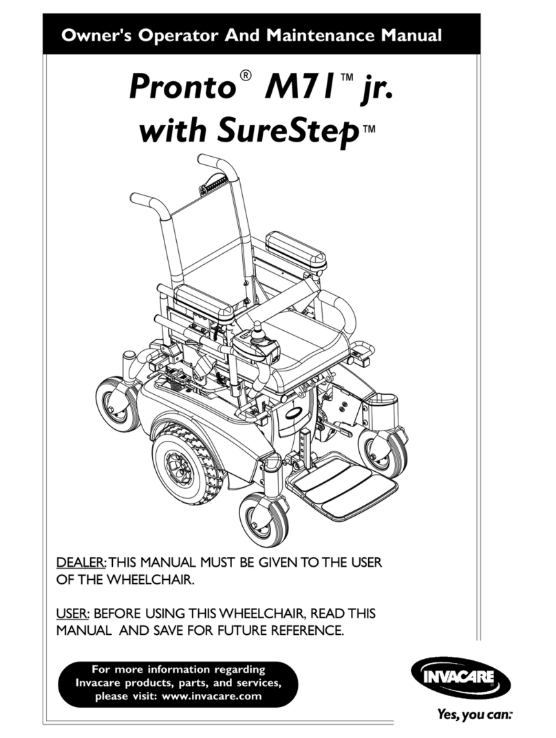 Invacare Pronto M71 Jr. Manual