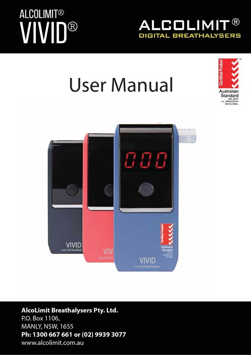 AlcoLimit VIVID ALCO-076 user manual