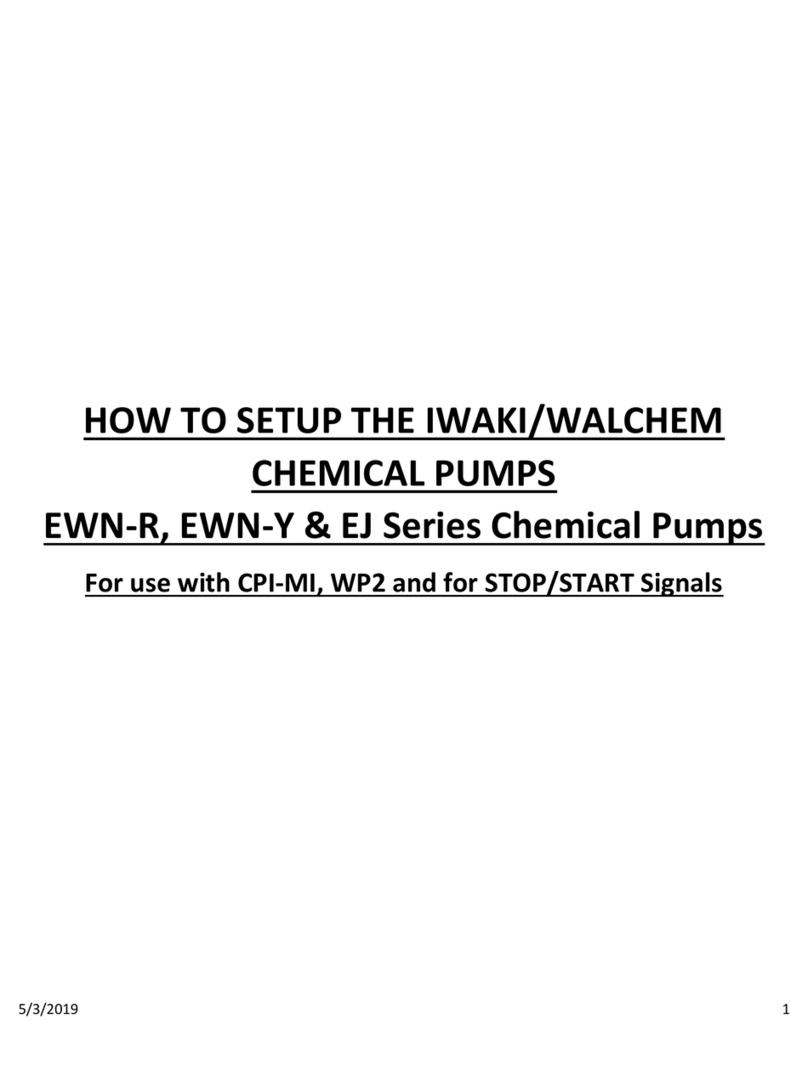 IWAKI WALCHEM EJ Series How to set up