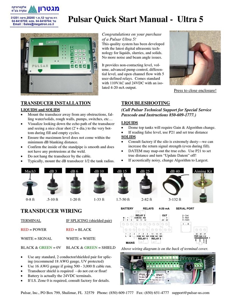 Pulsar ULTRA 5 Instruction manual