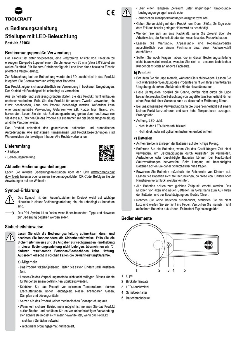 TOOLCRAFT 821031 operating instructions