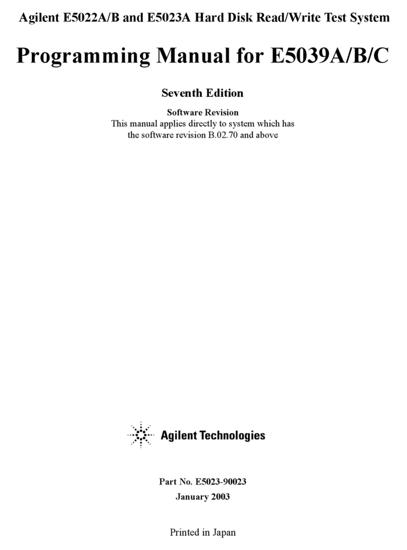 Agilent Technologies E5022B Owner's manual
