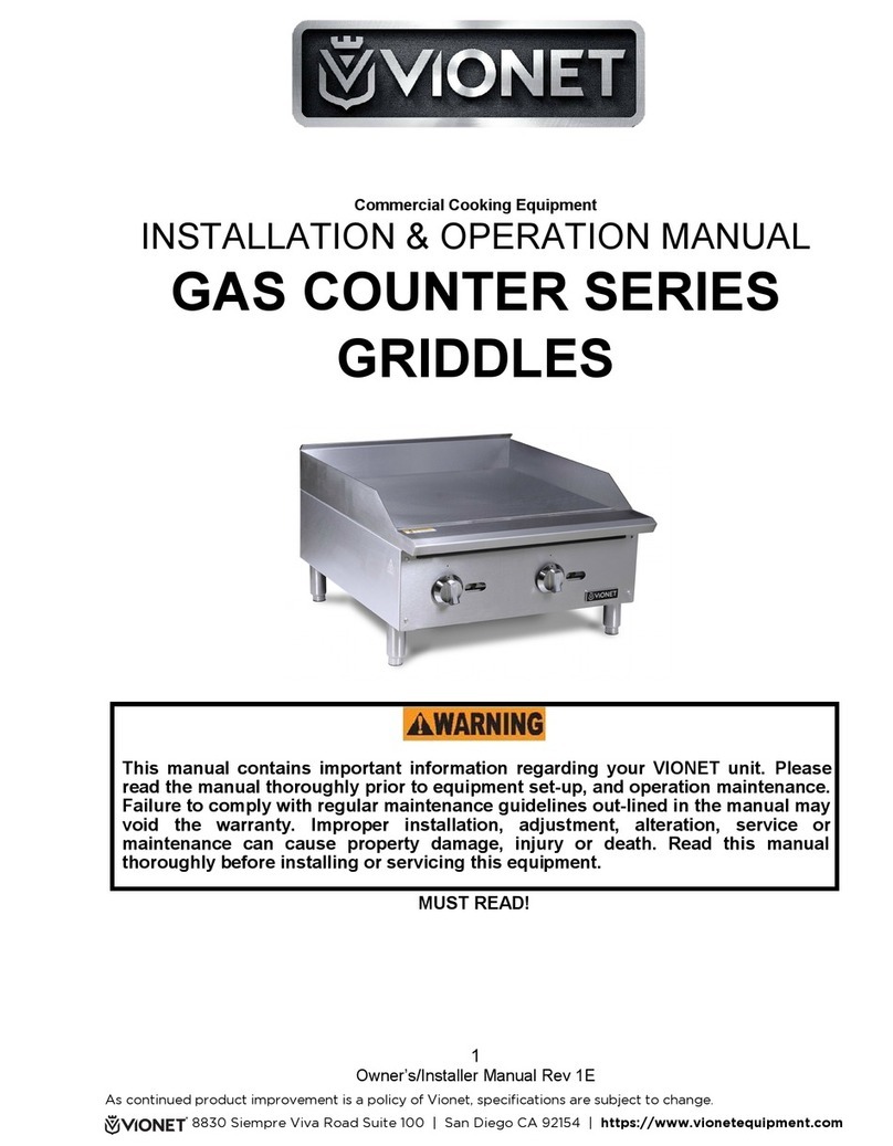 Vionet GAS COUNTER SERIES User manual
