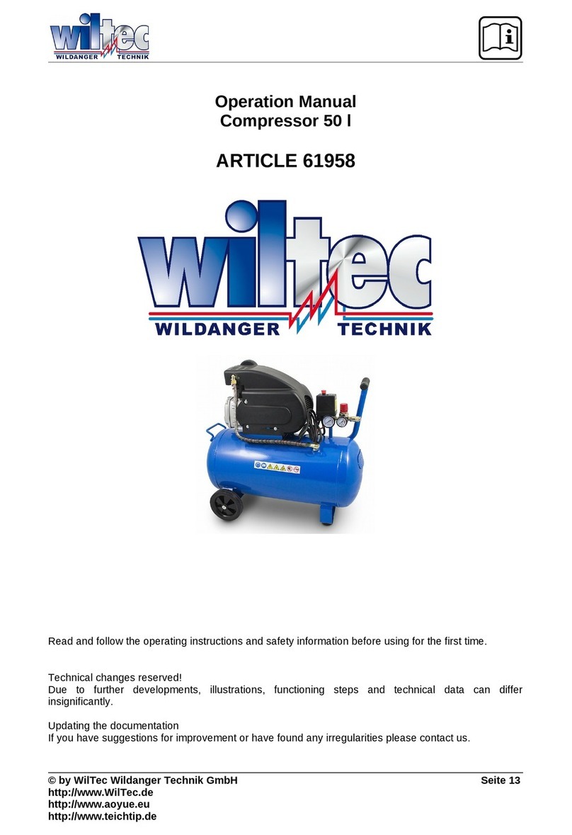 WilTec 50 l Operation manual