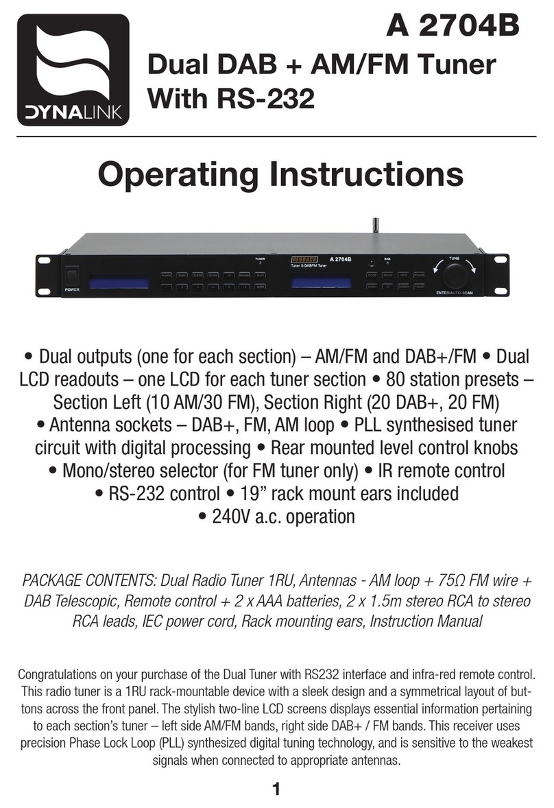 Dynalink A 2704B operating instructions