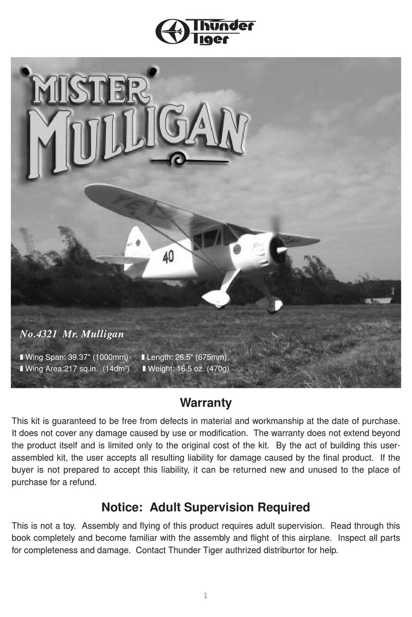 THUNDER TIGER Mister Mulligan 4321 manual