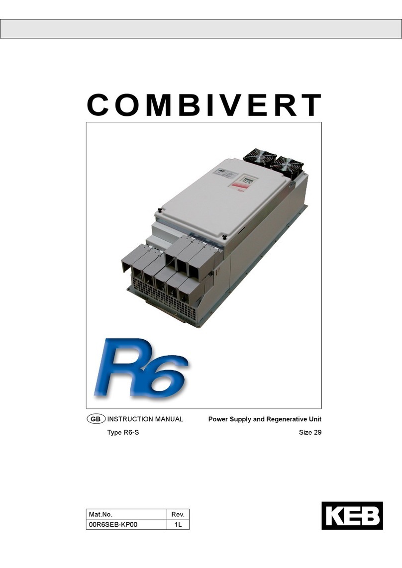 KEBCO combivert R6-S instruction manual