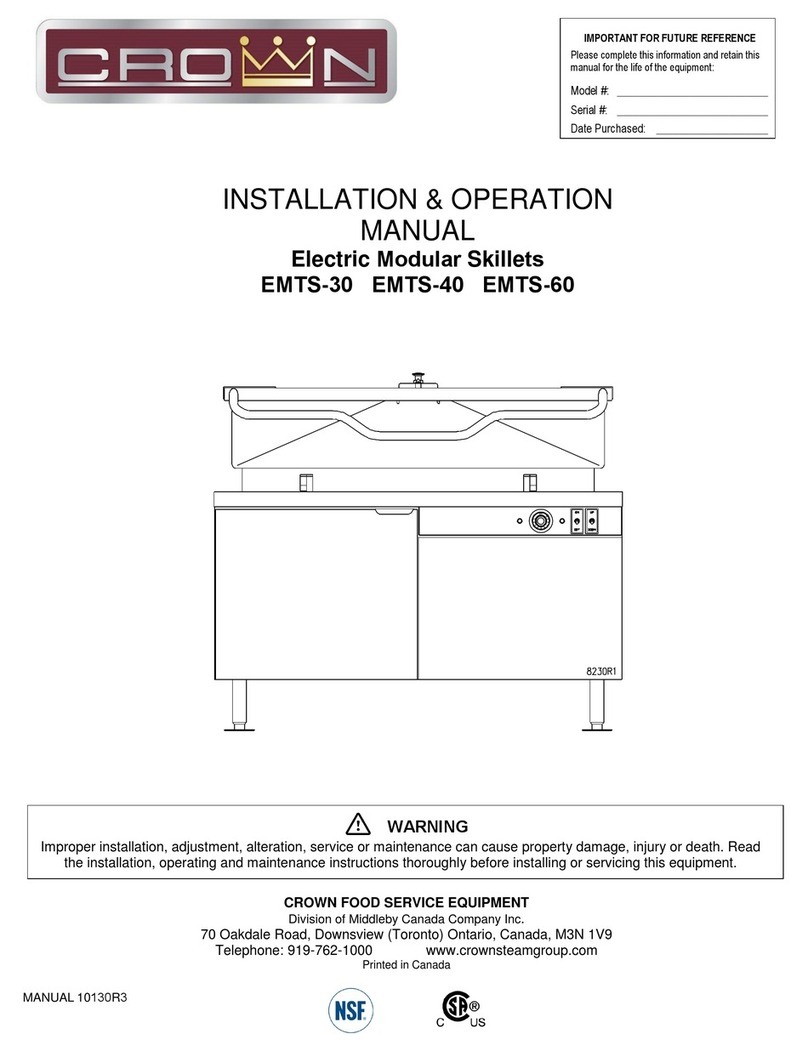 Crown EMTS-40 Installation & operation manual