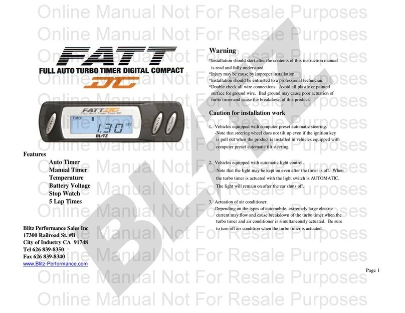 Blitz FATT DC quick start guide