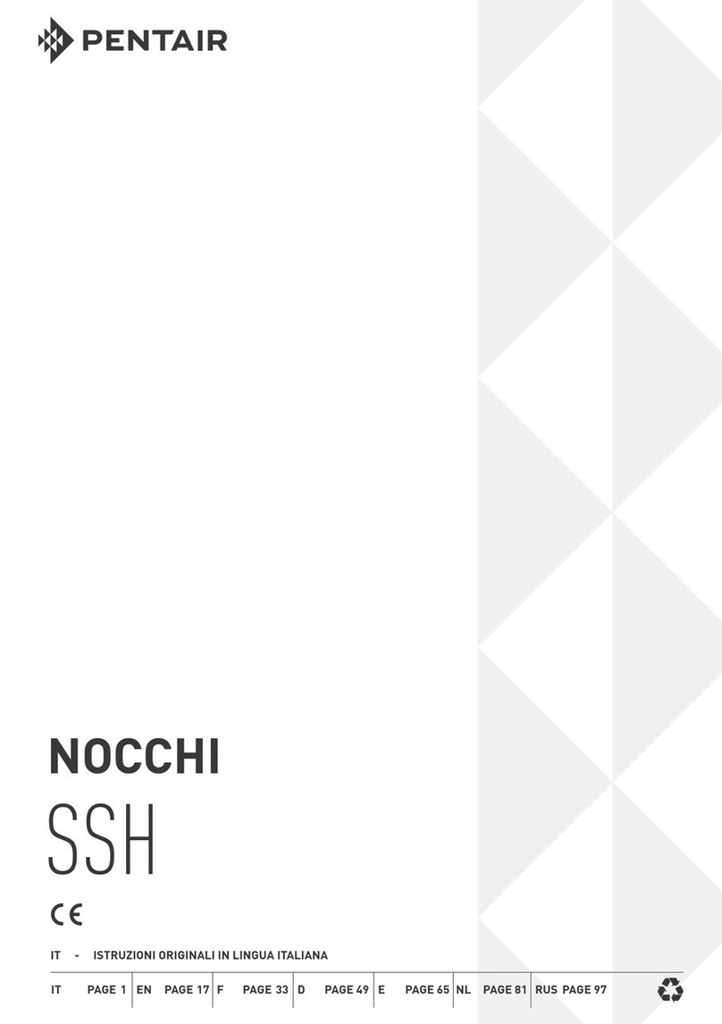Pentair NOCCHI SSH owner's manual