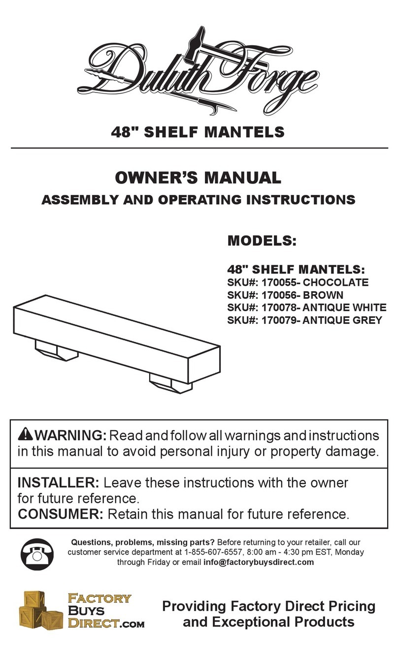 Duluth Forge 170055 owner's manual Duluth Forge 170055 owner's manual
