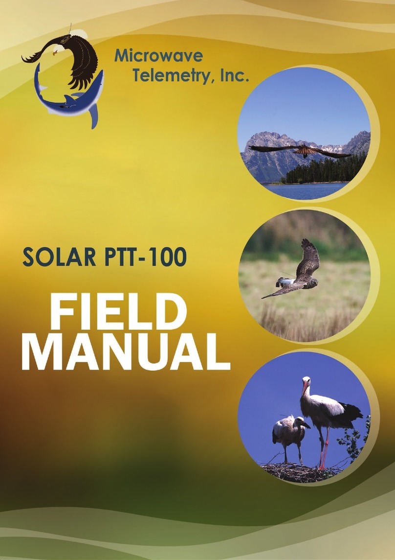 Microwave Telemetry Solar PTT-100 Field manual