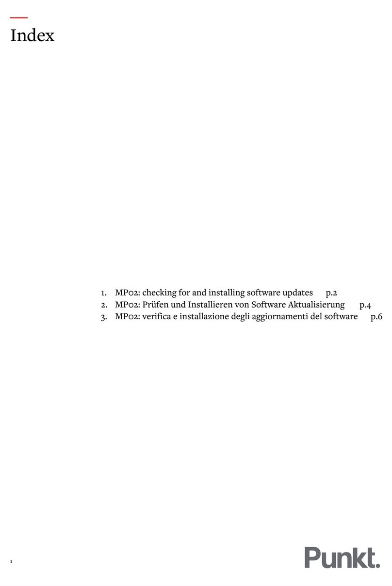 Punkt MP 02 User manual