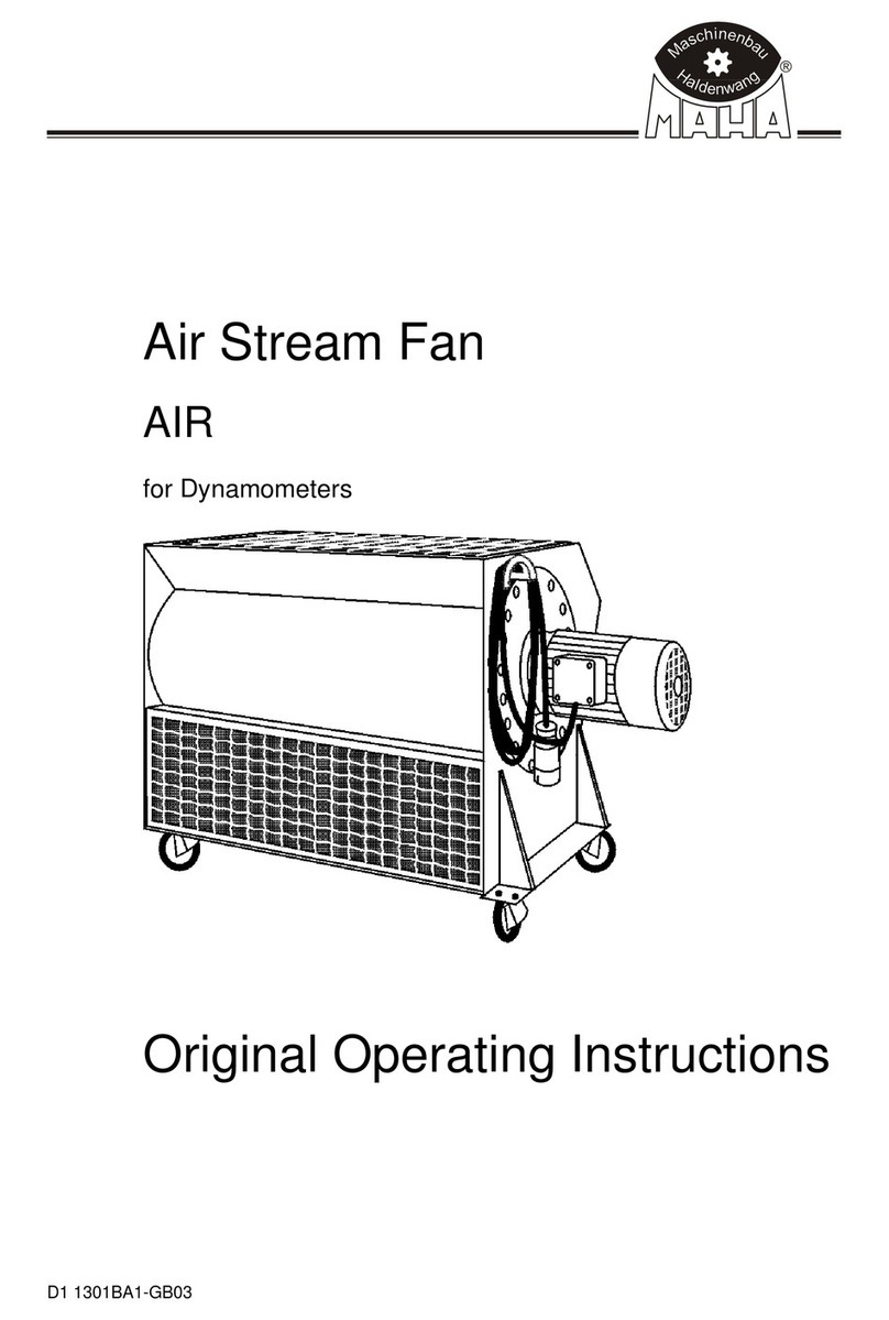 MAHA Air 1 Original operating instructions MAHA Air 1 Original operating instructions