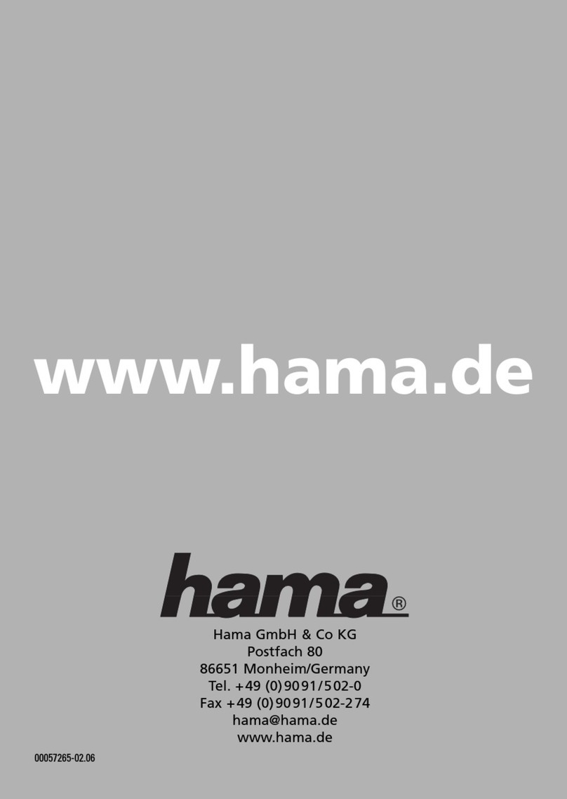 Hama M440 User manual