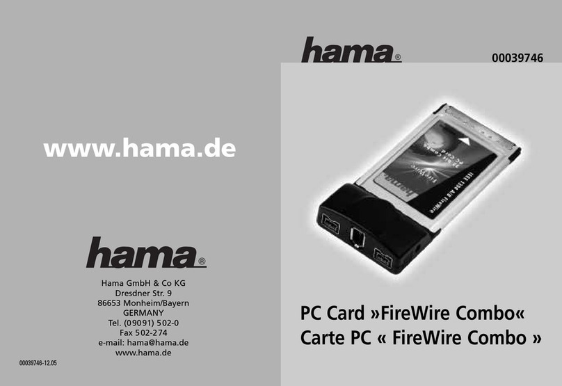Hama FireWire Combo instructions