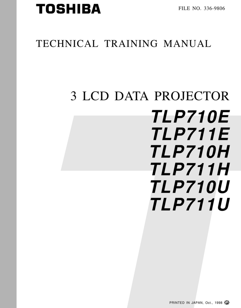 Toshiba TLP710E Installation guide