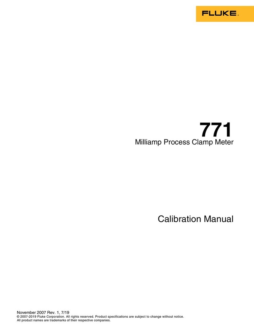 Fluke 771 Calibration manual Fluke 771 Calibration manual