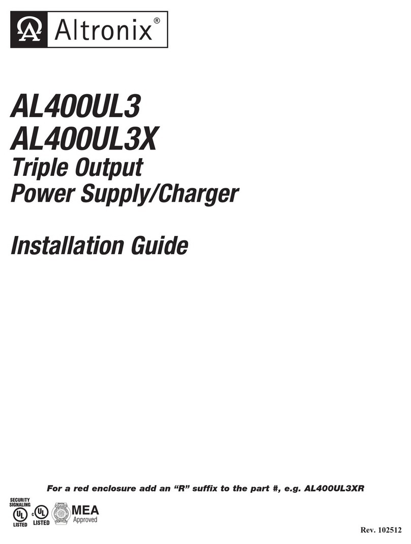 Altronix AL400UL3 User manual