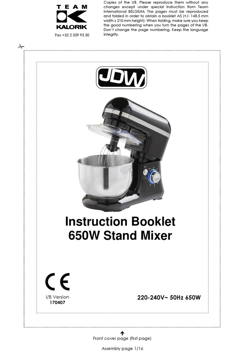 JDW RZ677 Instruction booklet