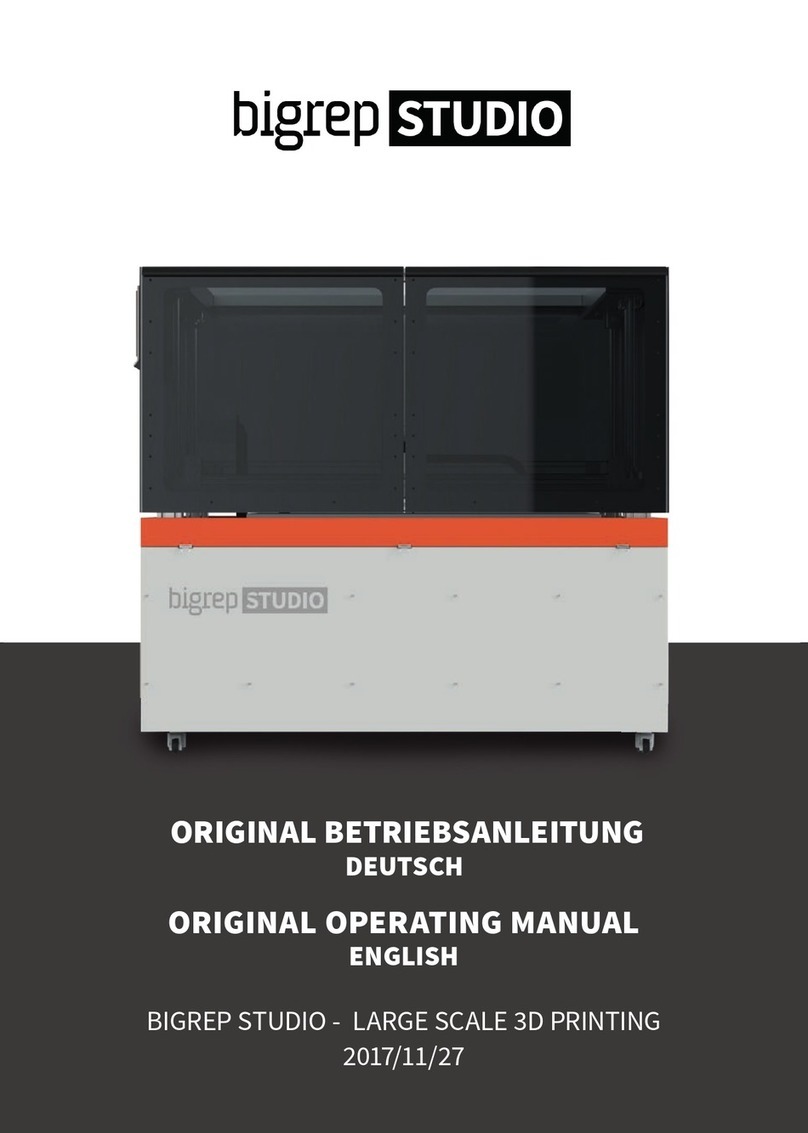 BIGREP STUDIO Original operating manual