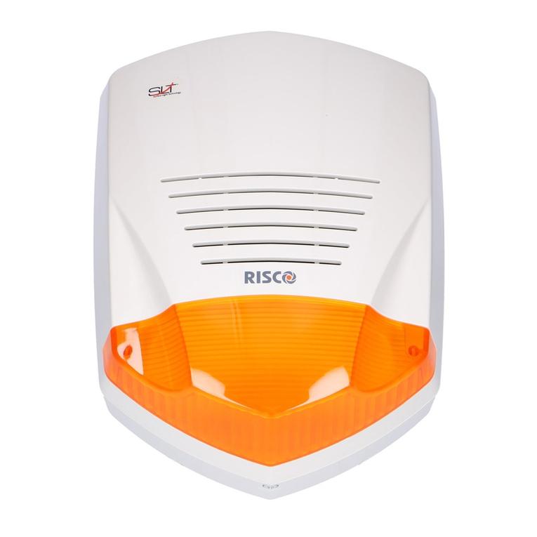 Risco ProSound Installation & programming manual Risco ProSound Installation & programming manual