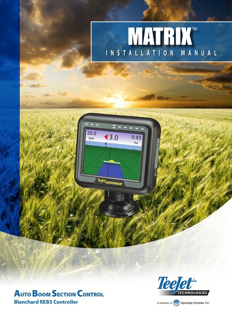 TeeJet MATRIX Blanchard REB3 User manual