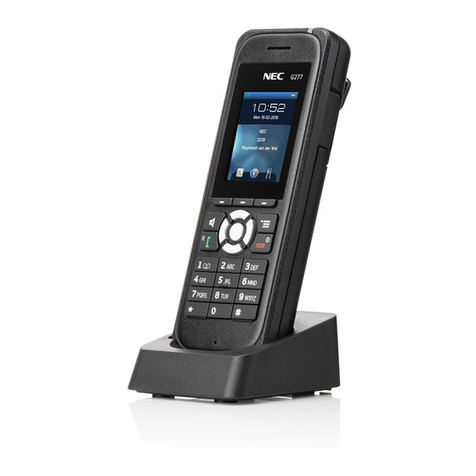 NEC G277 Quick reference guide