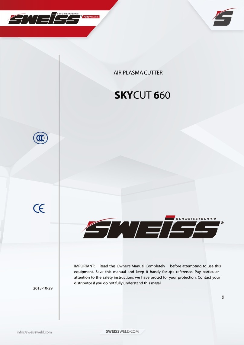 Sweiss SKYCUT 660 owner's manual