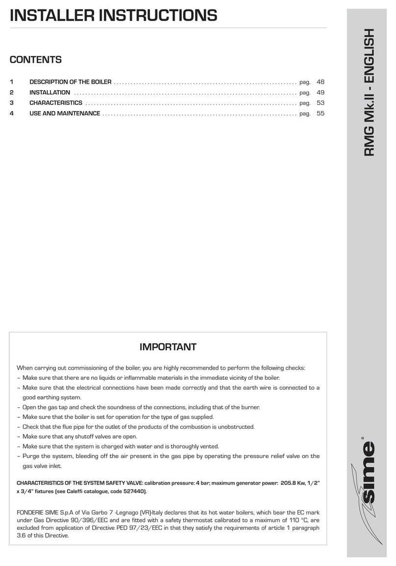 Sime 70 Mk.II User manual