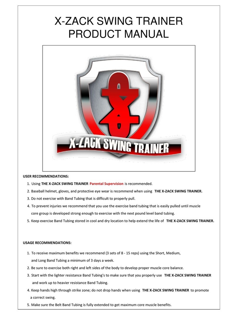 XZack Swing Trainer XZack Swing Trainer product manual