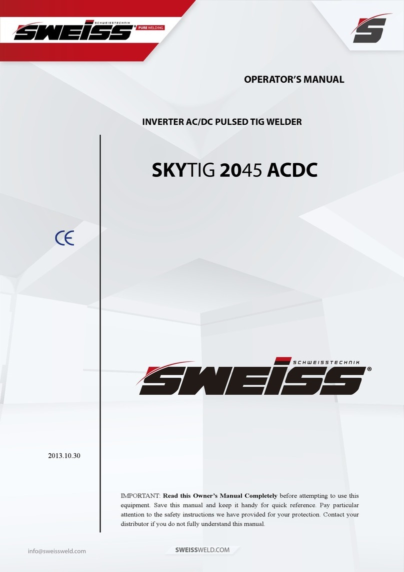Sweiss SKYTIG 2045 ACDC Operator's manual