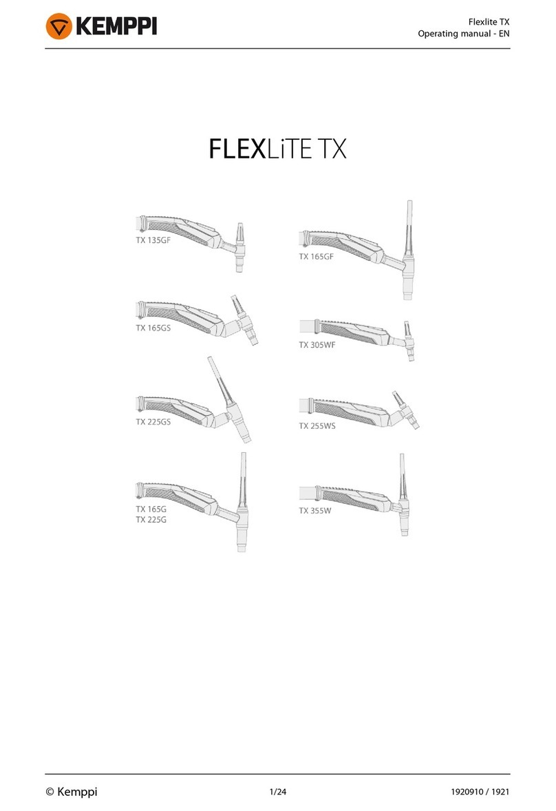 Kemppi FLEXLiTE TX Series User manual