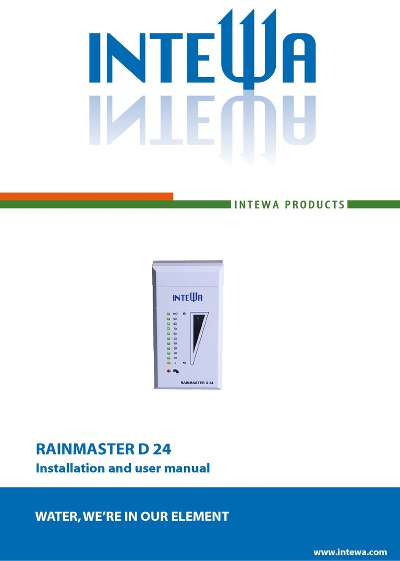 Intewa RAINMASTER D 24 Installation and user manual