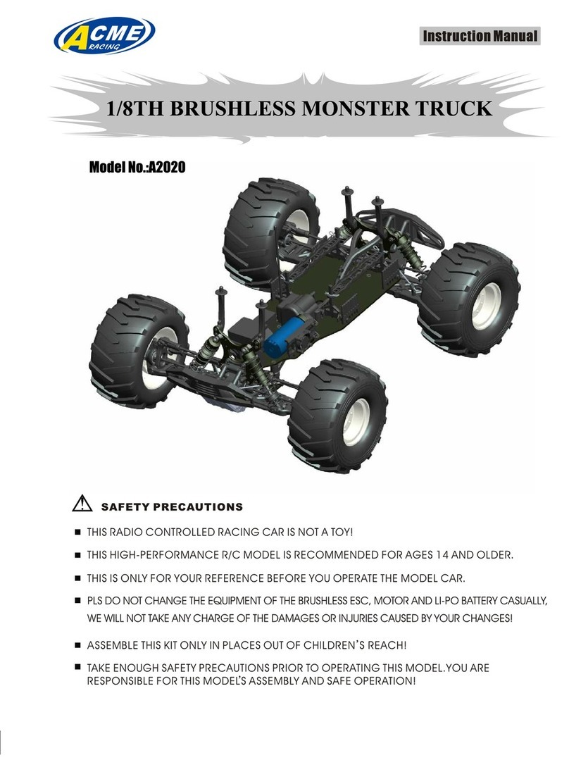 ACME Racing A2020 instruction manual