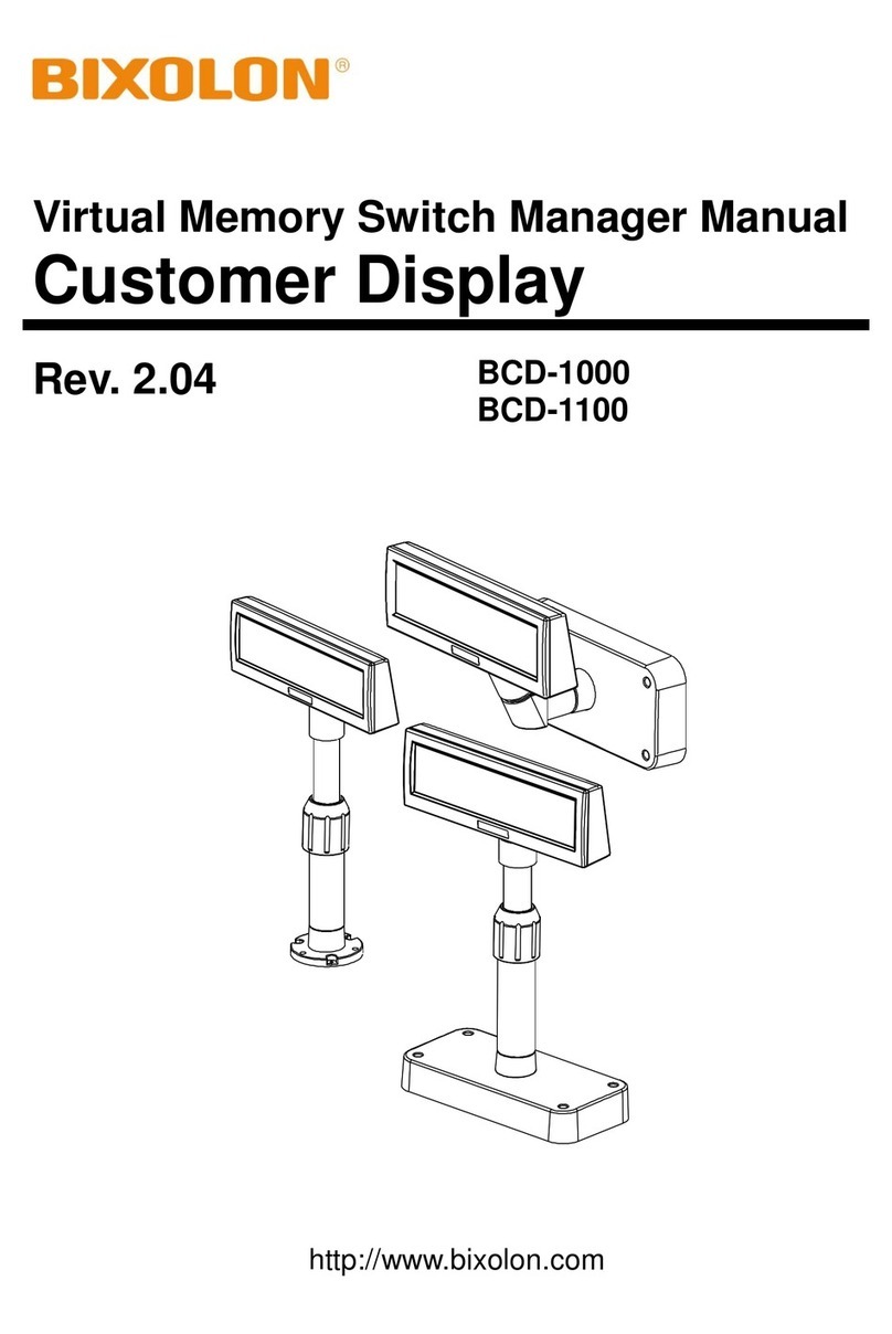 BIXOLON BCD-1000 User manual BIXOLON BCD-1000 User manual