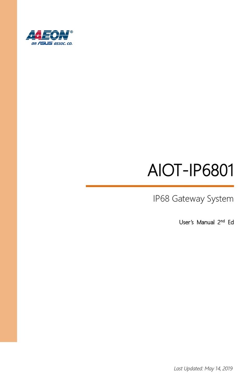 Aaeon AIOT-IP6801 user manual