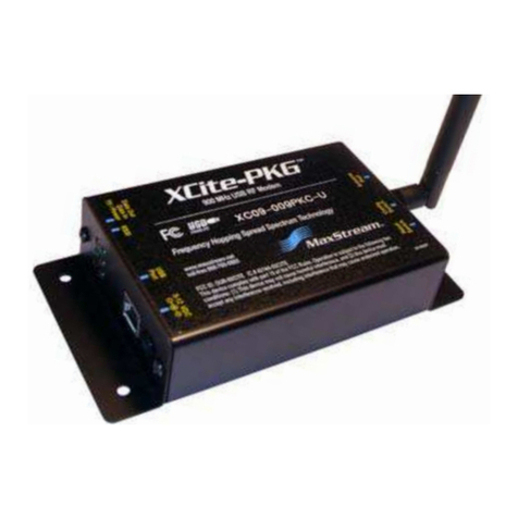 MaxStream 9 XCite-PKG-U XC09-009PK-U Series User manual
