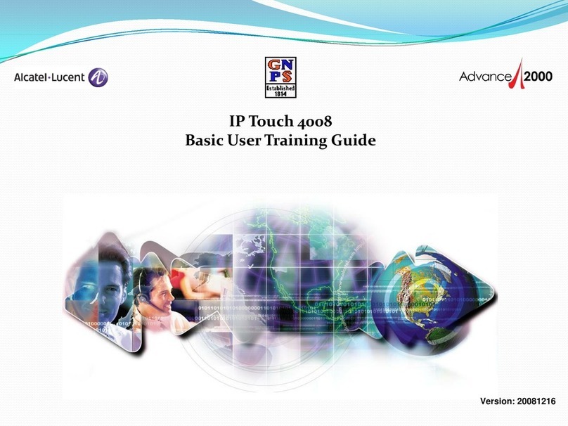 Alcatel-Lucent IP Touch 4008 Setup guide Alcatel-Lucent IP Touch 4008 Setup guide