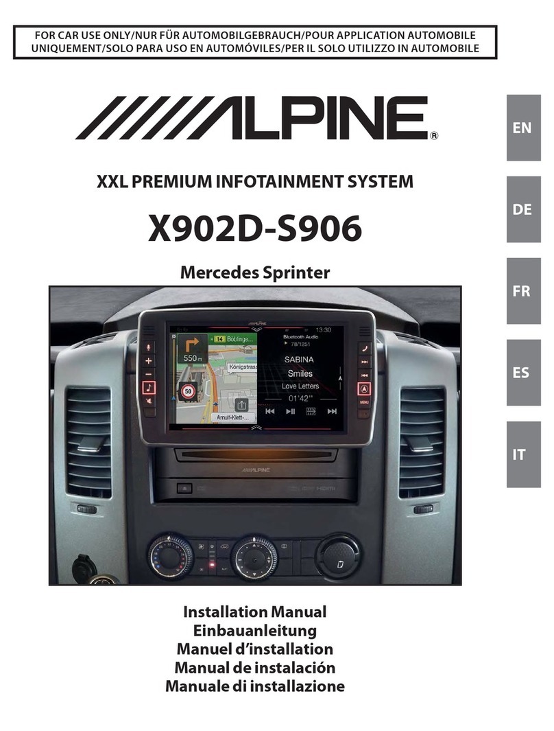 Alpine XXL Premium X902D-S906 User manual