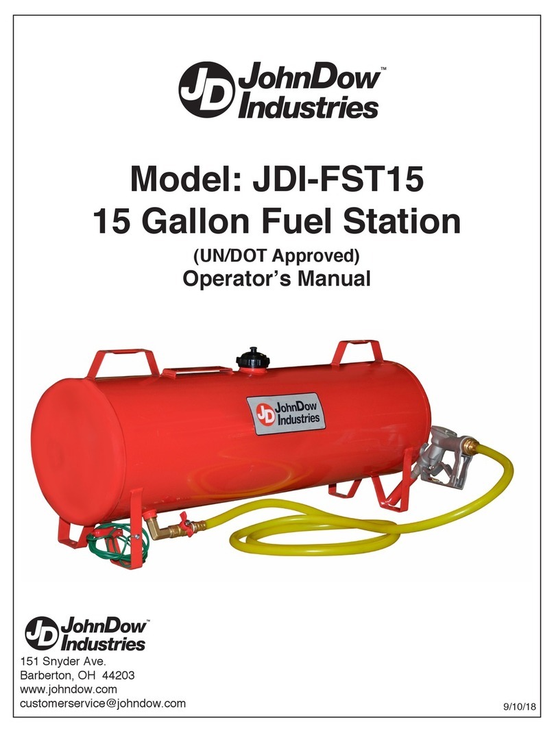 JohnDow Industries JDI-FST15 Operator's manual