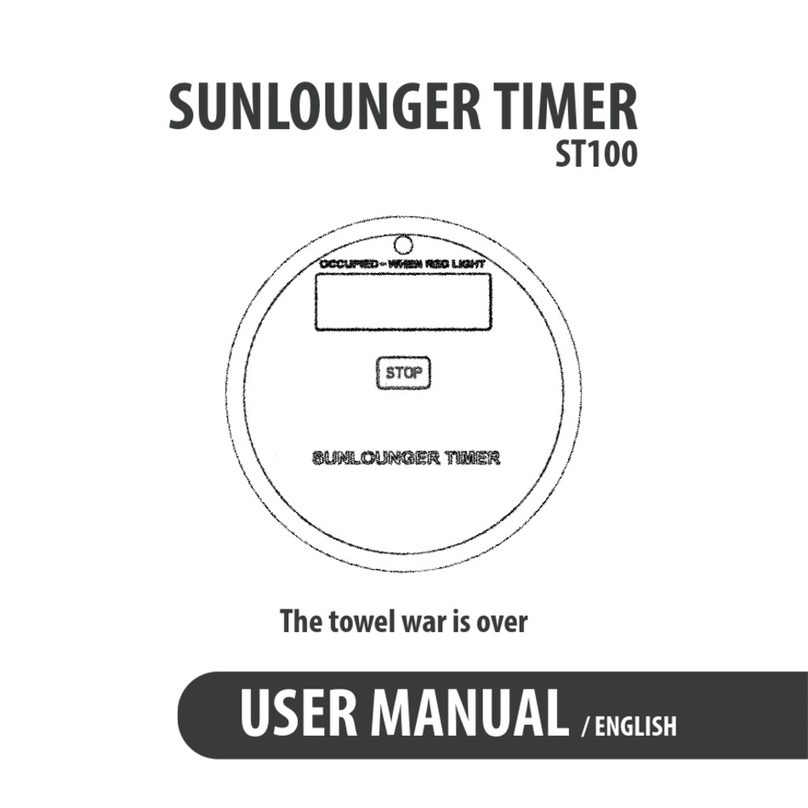 Sunlounger Timer ST100 user manual