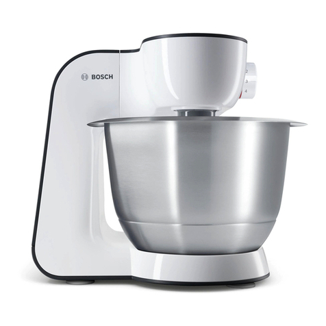 Bosch MUM50112 User manual