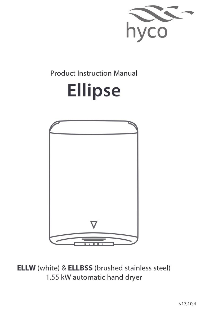 Hyco Ellipse Series Product instruction manual