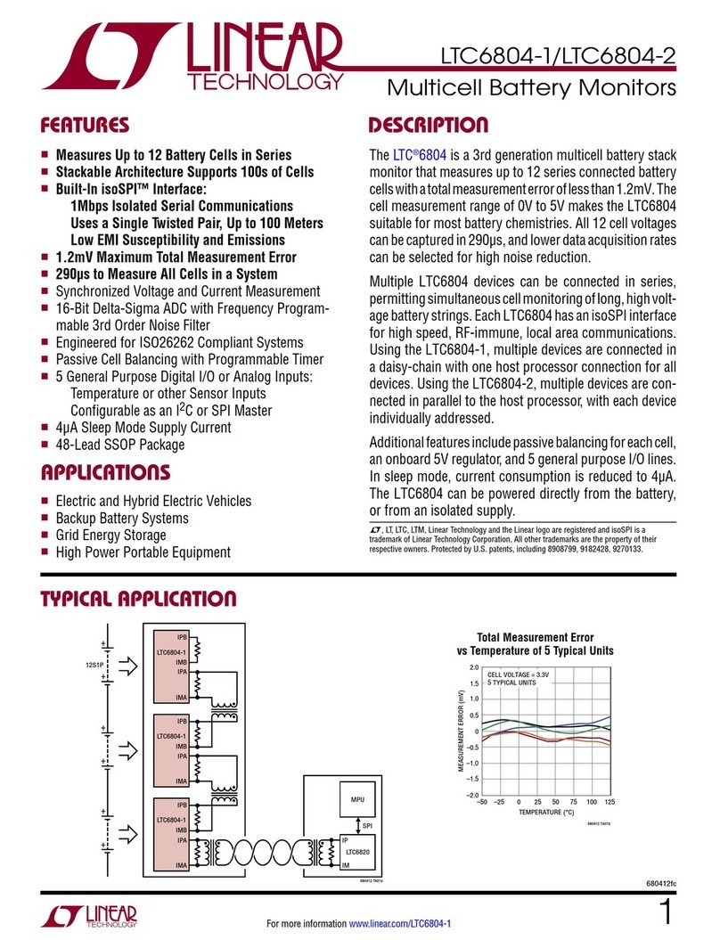 Linear Technology LTC6804-1 User manual