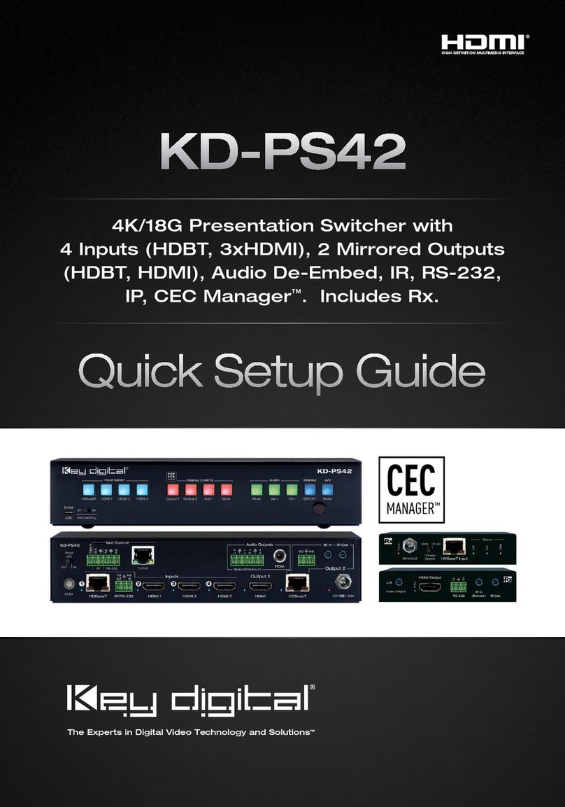 Key Digital KD-PS42 User manual Key Digital KD-PS42 User manual