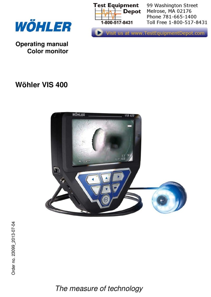 Wohler VIS 400 User manual