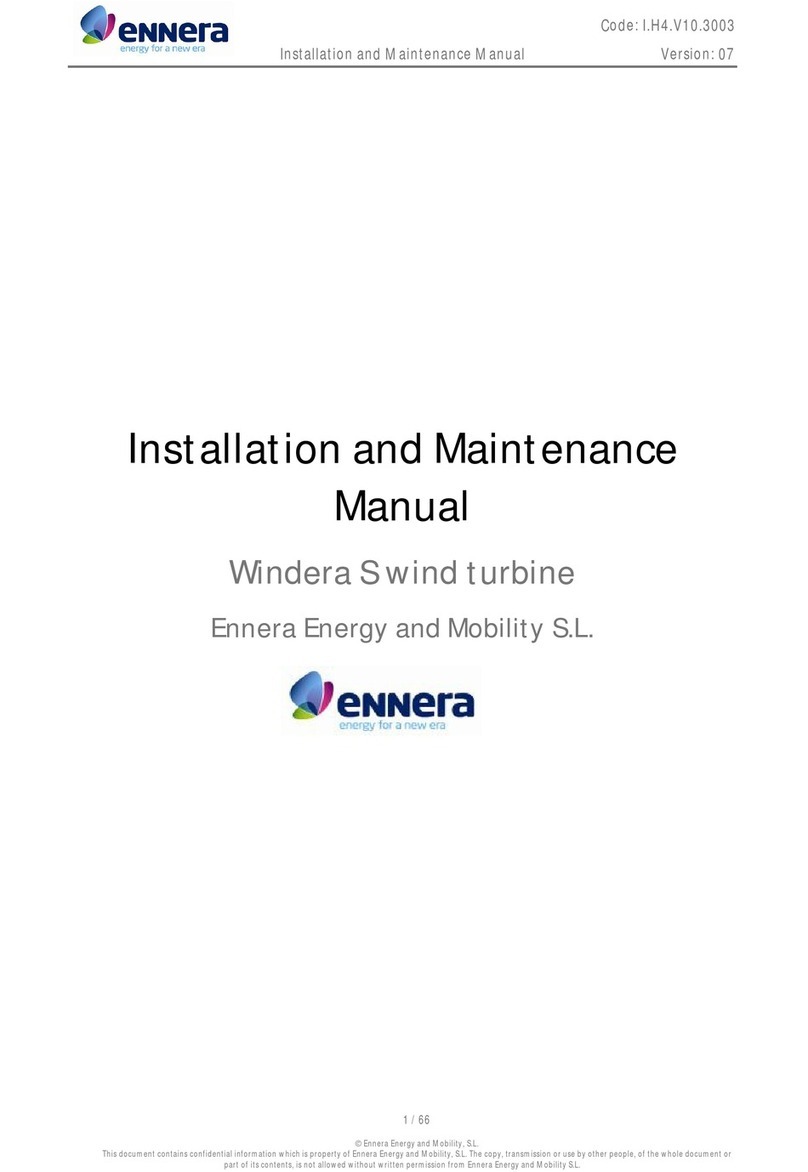 Ennera Windera S Installation & maintenance manual