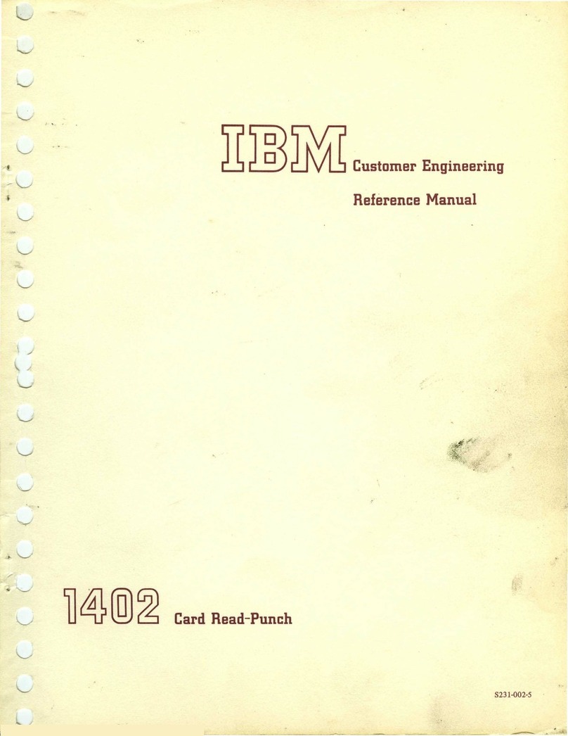 IBM 1402 Reference manual