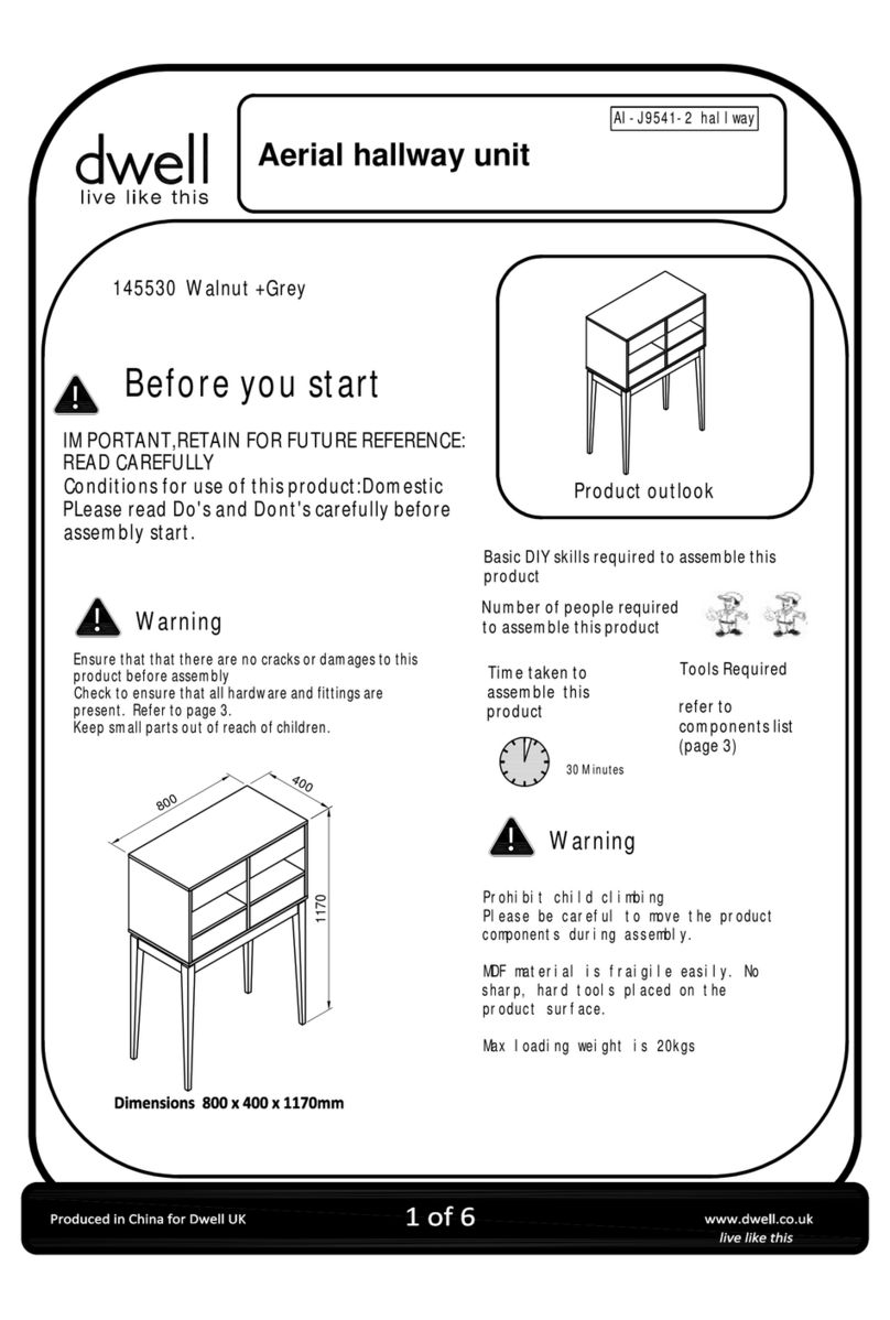 Dwell 145530 Assembly instructions
